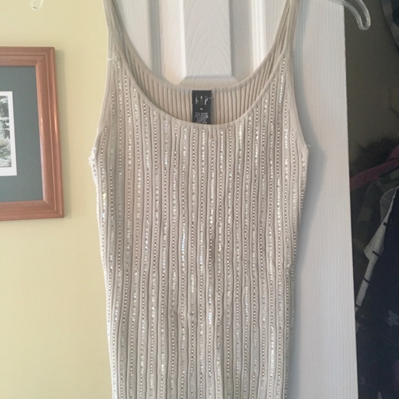 GAP Tops - Gap beaded tank top